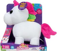Adopt Me Neon Unicorno che Si Illumina Peluche Morbido Giocattolo
