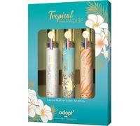adopt TROPICAL PARADISE Set da 3 pezzi, 3 x 30 ml Eau de Profums da donna | Set regalo profumo (3 x 30 ml), da regalo, profumi esotici, adopt: profumo da donna