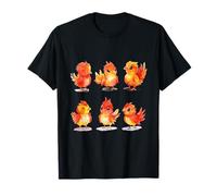 Adorabile Acquerello Baby Birds Cute Little Chicks Art Maglietta