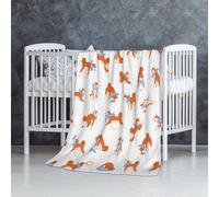 Adorabile Akita Inu,Coperta morbida, calda, anti-pilling, in flanella, peluche, 76 x 127 cm