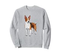Adorabile Animale Domestico di Razza Basenji per Gli Amanti dei Cani Felpa