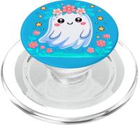 Adorabile apparizione di fantasmi floreali kawaii Halloween PopSockets PopGrip per MagSafe