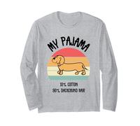 Adorabile bassotto retrò - simpatico design a forma di cane per gli amanti degli animali domestici Maglia a Manica