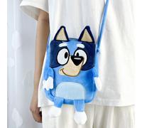 Adorabile borsa a tracolla Bluey Bingo - Simpatica borsa a spalla con cartone animato per fan e collezionisti, perfetta come zainetto leggero per uso quotidiano, viaggi, scuola e feste, regalo affasci