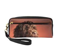 Adorabile cane Cockapoo, Borsa per il trucco Borsa per cosmetici Borsa da viaggio portatile da toilette Astuccio in pelle per donne e ragazze
