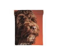 Adorabile cane Cockapoo, Spremere il portafoglio superiore da donna Borsa portaoggetti Piccola portamonete Portamonete