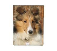 Adorabile cane Sheltie, Custodia per laptop in pelle PU, borsa per notebook, custodia per laptop, custodia per tablet