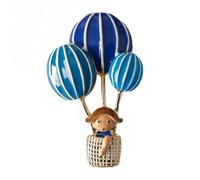 Adorabile Cartoon Hot Air Balloon Pin Con Bambina Accessori Decorativi Accessorio di Moda Per Le Donne E I Bambini Colore Vivace Lega Cartoon Spilla, Misura unica, come descritto