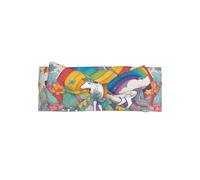 Adorabile cerchietto per capelli con unicorni dei cartoni animati, grazioso e delicato, morbido elastico per capelli da principessa