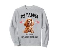 Adorabile Cocker Spaniel - Simpatico design a forma di cane per gli amanti degli animali domestici Felpa