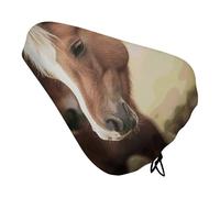 Adorabile coprisella per bicicletta da cavallo, impermeabile, antipolvere, morbido, con coulisse, per uomini e donne