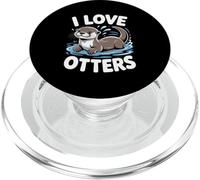 Adorabile creatura acquatica I Love Otters PopSockets PopGrip per MagSafe