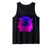 Adorabile Creatura Fuzzy, Simpatico Mostro Creatura Design Canotta