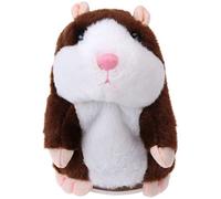 Adorabile criceto parlante giocattolo imitazione topo animale domestico che parla giocattolo di peluche ripetere quello che dici record elettronico bambola giocattolo animale farcito interattivo