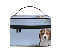 Adorabile cucciolo di Beagle, Borsa per il trucco Borsa per cosmetici Borsa da viaggio portatile da viaggio Astuccio per matite