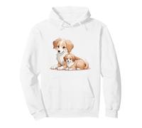 Adorabile Cucciolo di Cane Cavalier King Charles Spaniel Felpa con Cappuccio
