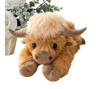 Adorabile decorazione della stanza: questi cuscini per animali per bambini con carattere di mucca combinano dettagli espressivi del viso con un aspetto arrotondato e giocoso e creano così un possibile