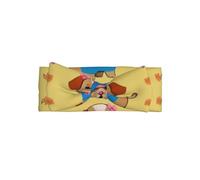 Adorabile fascia elastica per neonati con fiocco a forma di cane dei cartoni animati, perfetta per neonati, bambini piccoli, fascia per capelli da principessa dolce angelo