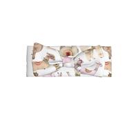 Adorabile fascia per capelli con fiocco in alpaca, morbida, elastica e delicata sulla pelle, per neonati e bambini piccoli