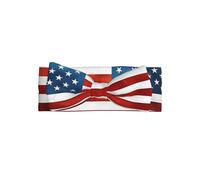 Adorabile fascia per capelli vintage con stampa bandiera americana americana - graziosa e delicata fascia per capelli - fasce elastiche morbide da principessa
