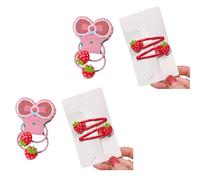 Adorabile fermaglio per capelli a forma di fragola, grazioso fermaglio per capelli scintillante, per ragazze 2000 Trend