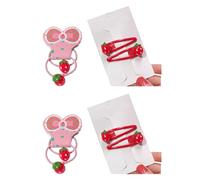 Adorabile fermaglio per capelli a forma di fragola, grazioso fermaglio per capelli scintillante, per ragazze 2000 Trend