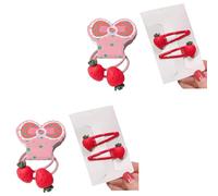 Adorabile fermaglio per capelli a forma di fragola, grazioso fermaglio per capelli scintillante, per ragazze 2000 Trend