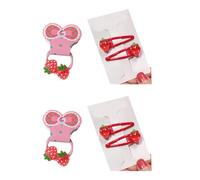 Adorabile fermaglio per capelli a forma di fragola, grazioso fermaglio per capelli scintillante, per ragazze 2000 Trend
