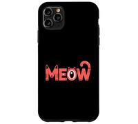 Adorabile gatto appassionato miao grafica Custodia per iPhone 11 Pro Max
