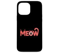 Adorabile gatto appassionato miao grafica Custodia per iPhone 13 Pro Max