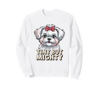 Adorabile Grafica Maltese Felpa