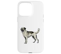 Adorabile grafica per gli amanti dei cani da pastore anatolico Custodia per iPhone 15 Pro Max
