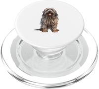 Adorabile illustrazione della razza canina | Cane da pastore catalano PopSockets PopGrip per MagSafe