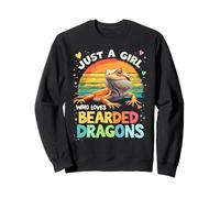 Adorabile Just A Girl Who Loves Bearded Dragons Charming Cute Felpa