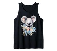 Adorabile Koala ad Acquerello con Bouquet Floreale di eucalipto Canotta