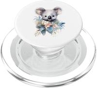 Adorabile Koala ad acquerello con bouquet floreale di eucalipto PopSockets PopGrip per MagSafe