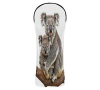 Adorabile Koala Mothers Baby Head Covers per mazze da golf con targhetta numerica per driver Fairway Wood Hybrids