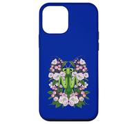 Adorabile Mantide Pregante E Montagna Laurel Blossom Custodia per iPhone 12 mini
