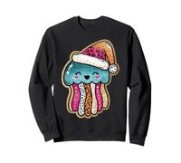 Adorabile Medusa Cappello di Natale Sorridente Felpa