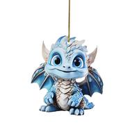 Adorabile ornamento natalizio 2D a forma di bambino volante unico design festivo che aggiunge un'atmosfera natalizia scintillante per l'albero di casa