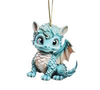 Adorabile ornamento natalizio 2D a forma di bambino volante unico design festivo che aggiunge un'atmosfera natalizia scintillante per l'albero di casa