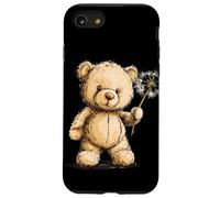 Adorabile orsacchiotto e dente di leone per un look sereno Custodia per iPhone SE (2020) / 7 / 8
