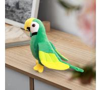 Adorabile Pappagallo Peluche Morbido Accompagnare Ornamento Uccello Giocattolo