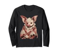 Adorabile Patchwork Pipistrello Cottagecore Stile Kawaii Maglia a Manica