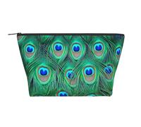 Adorabile pavone verde, Borsa da toilette Borsa per trucco Borsa per cosmetici Borsa da toilette da viaggio portatile