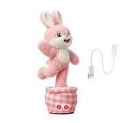 Adorabile peluche coniglio a forma di coniglio giocattolo che parla e