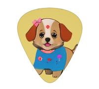 Adorabile set di plettri per chitarra a forma di cane, 3 diversi spessori, 12 pezzi per una varietà di strumenti