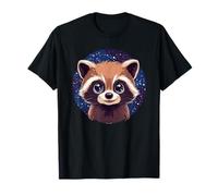 Adorabile Space Raccoon Galaxy Vibes Maglietta