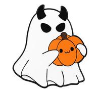 Adorabile Spettro Di Halloween Con Zucca Cartoon Spilla Gioielli In Lega Per Costumi E Abiti Accessori Per Il Partito Di Halloween, Misura unica, come descritto