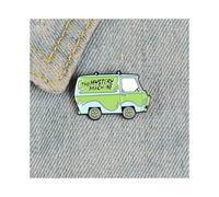 Adorabile spilla creativa a forma di piccola auto verde, adatta a tutti i generi.